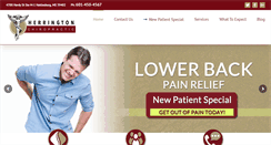 Desktop Screenshot of drbherrington.com