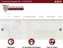 Tablet Screenshot of drbherrington.com